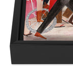 Circus in town Framed Canvas Print Gallery Image 3