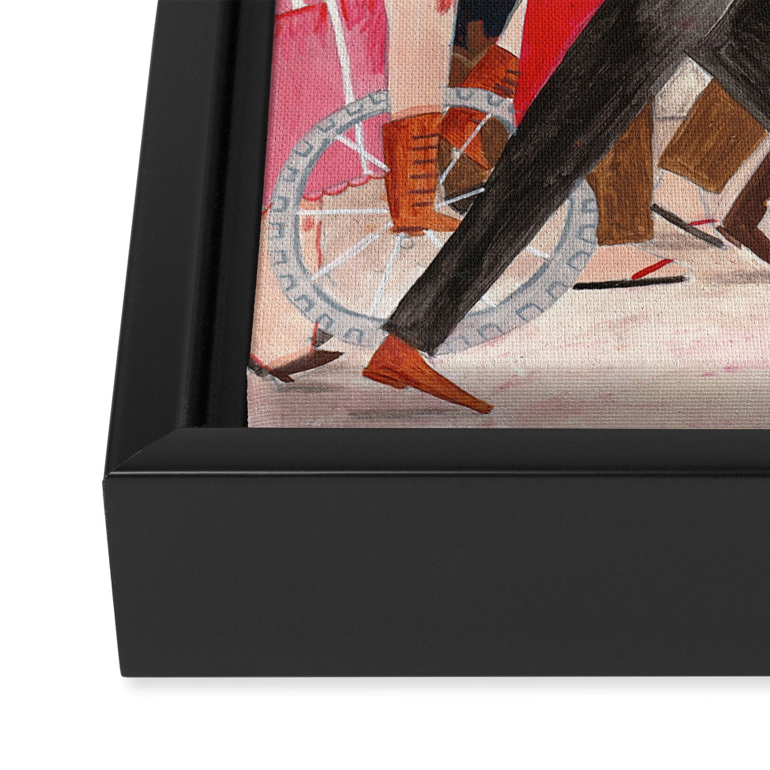 Circus in town Framed Canvas Print Gallery Image 3