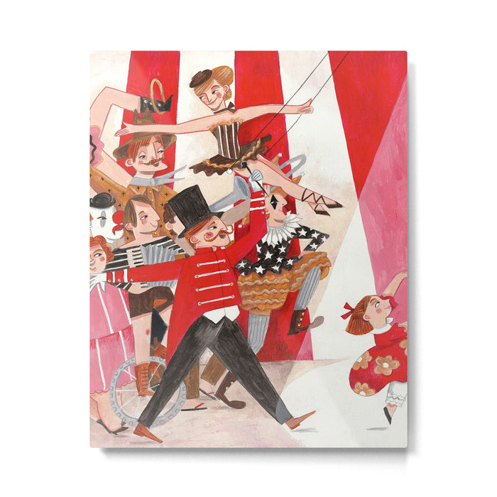 Circus in town Metal Print Gallery Image 1