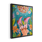 Cowboy boots and disco ball Framed Canvas Print Gallery Image 2