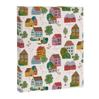 Cozy Village House Pattern Canvas Print Gallery Image 8