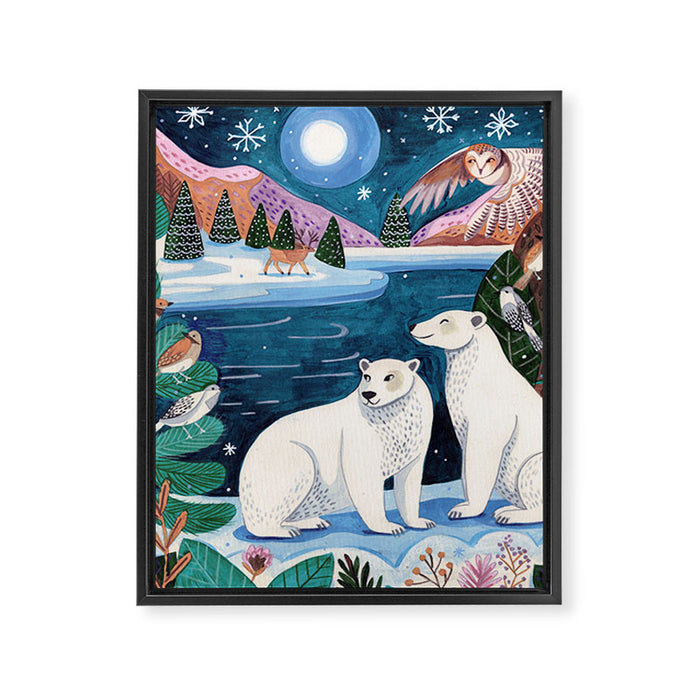 Creatures of the North Framed Canvas Print Gallery Image 1