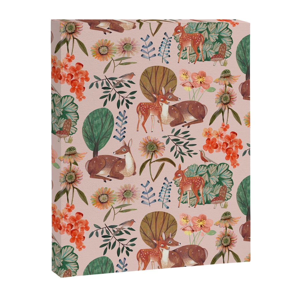 Deer pattern Canvas Print Gallery Image 8