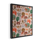 Deer pattern Framed Canvas Print Gallery Image 2