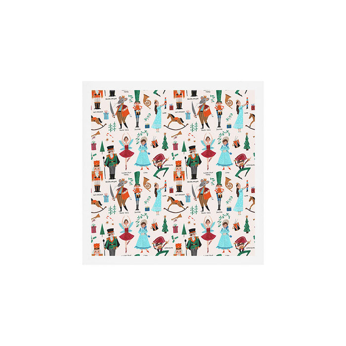 Festive Nutcracker holiday pattern Art Print Gallery Image 1