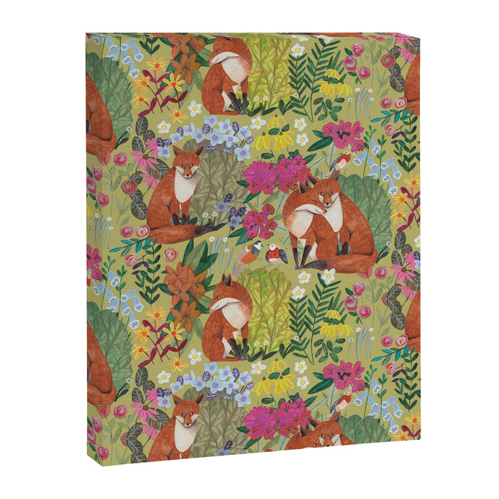 fox pattern Canvas Print Gallery Image 1