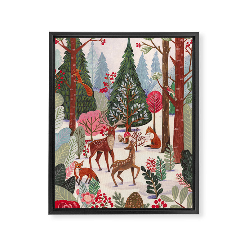 Heart of the forest Framed Canvas Print Gallery Image 6