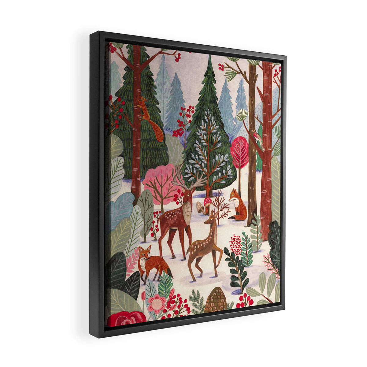 Heart of the forest Framed Canvas Print Gallery Image 2