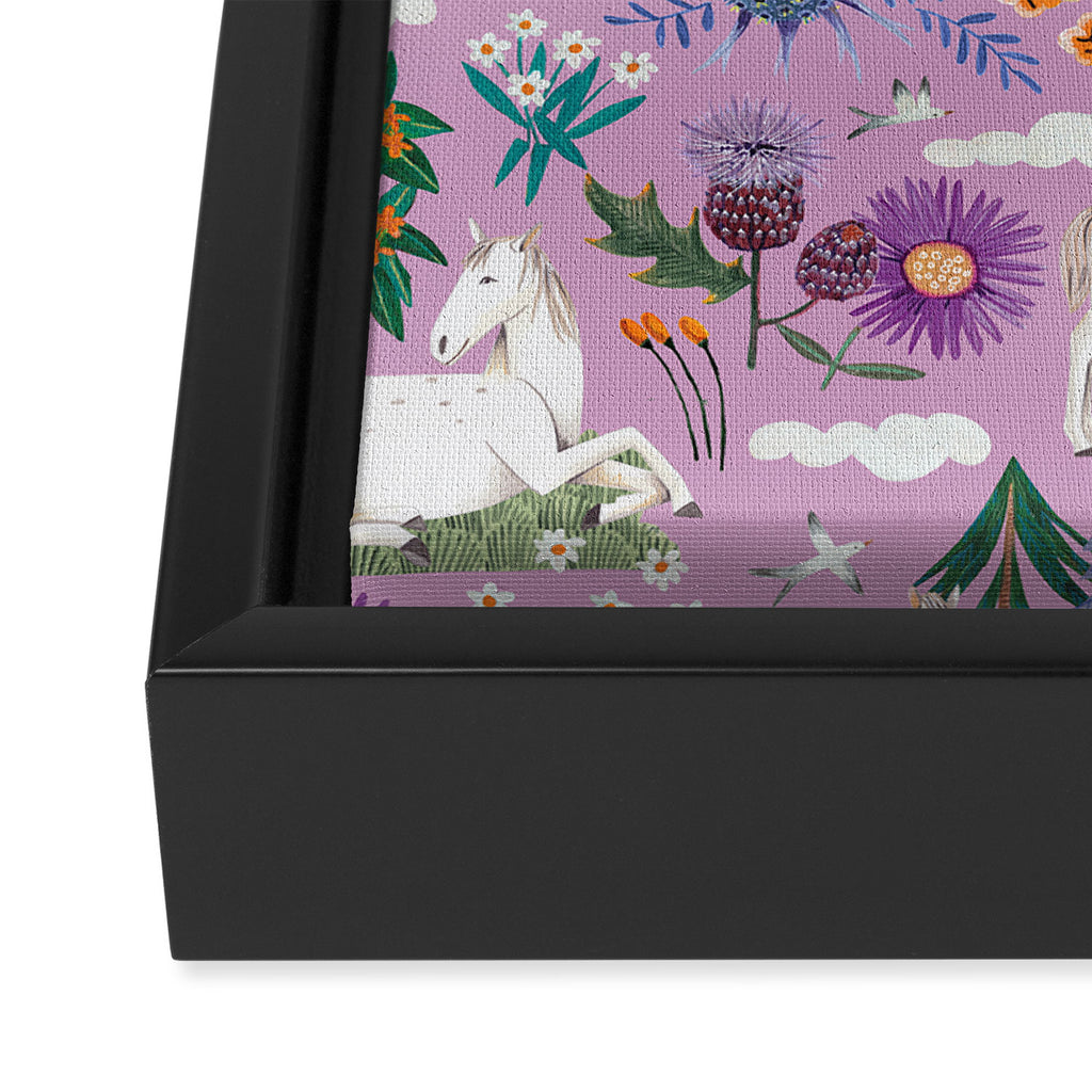 Horse pattern Framed Canvas Print Gallery Image 3