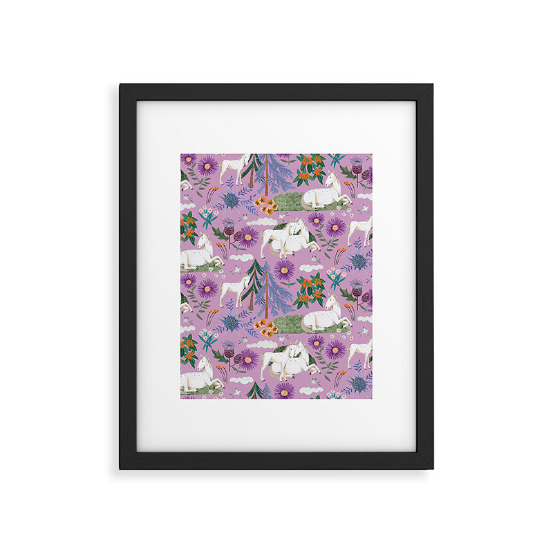 Horse pattern Framed Art Print Gallery Image 6