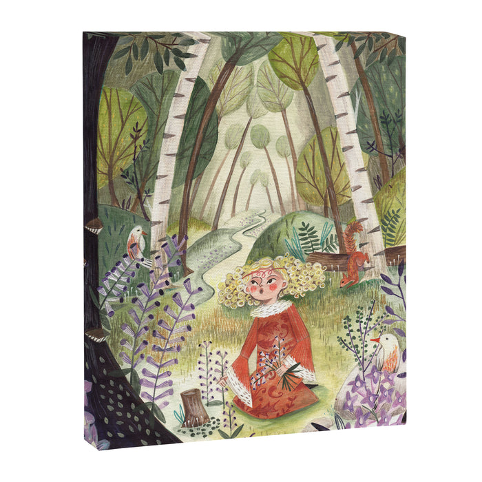 Kids Fairytale Folktale The forest of Lilacs  Canvas Print Gallery Image 1
