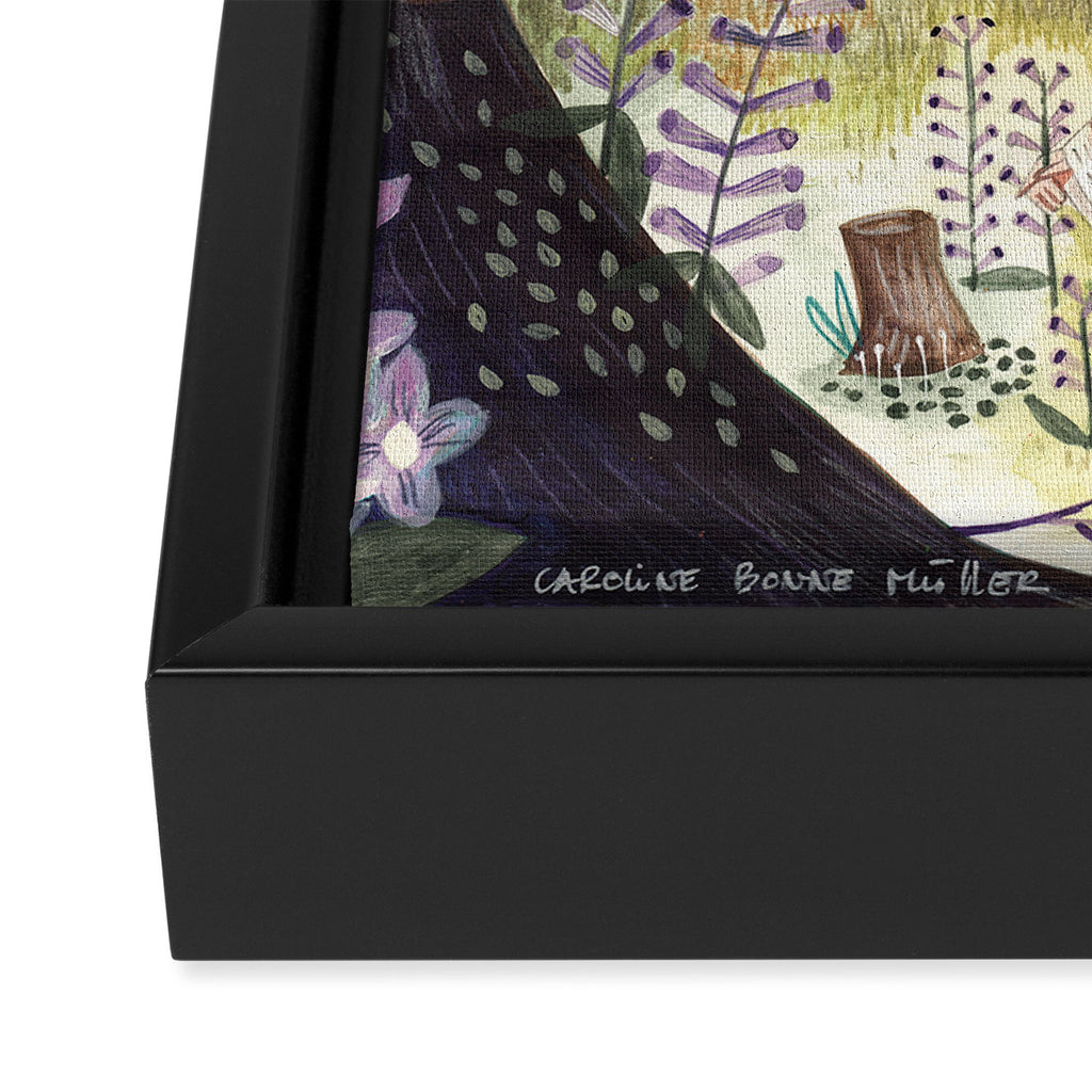 Kids Fairytale Folktale The forest of Lilacs  Framed Canvas Print Gallery Image 3