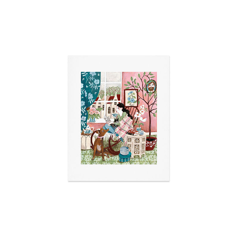Love for reading Art Print Gallery Image 1