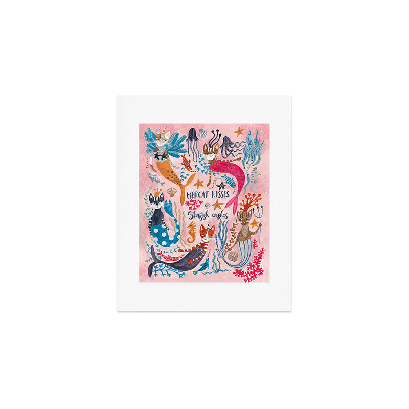 Mercats & Caticorns Art Print Gallery Image 1