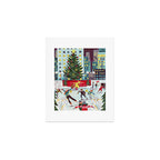 New York city ice rink Rockefeller center skating Art Print Gallery Image 1
