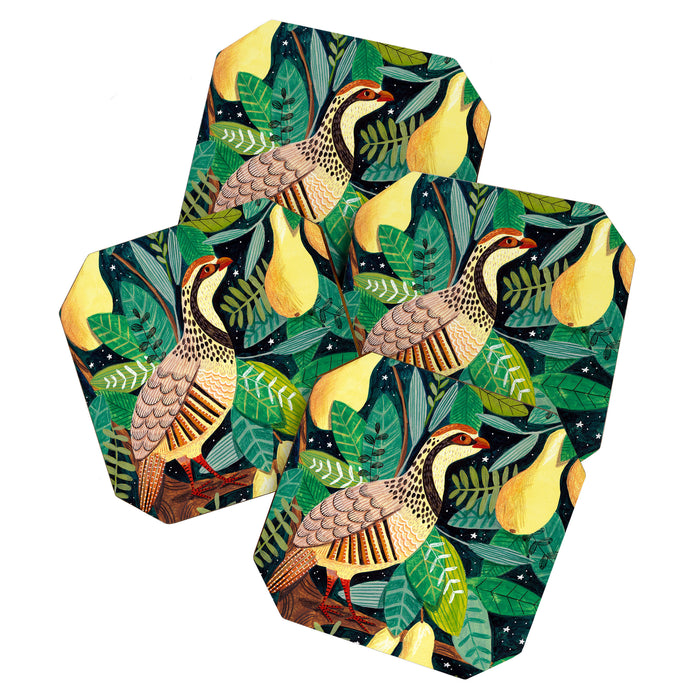 Partridge in a pear tree Coaster Gallery Image 1