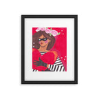 Portrait woman you stole my heart Framed Art Print Gallery Image 6