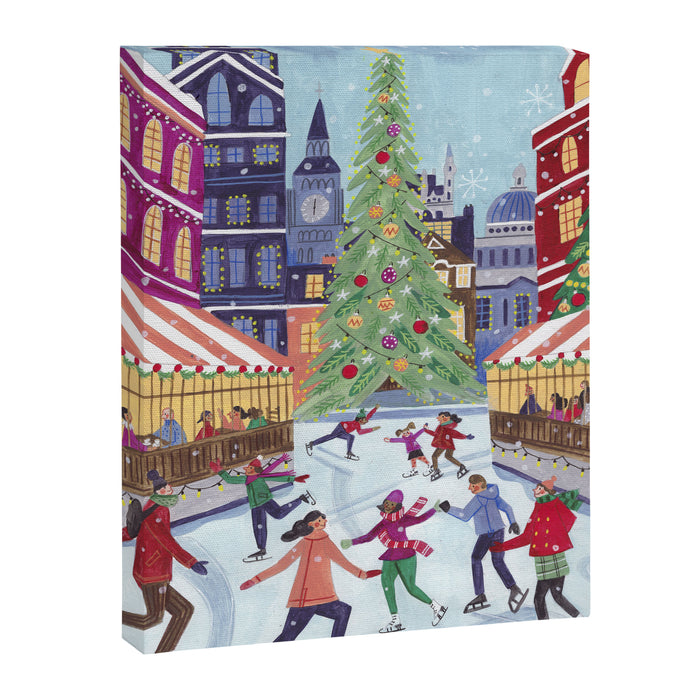 Skating in London Canvas Print Gallery Image 1