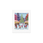 Skating in London Art Print Gallery Image 1