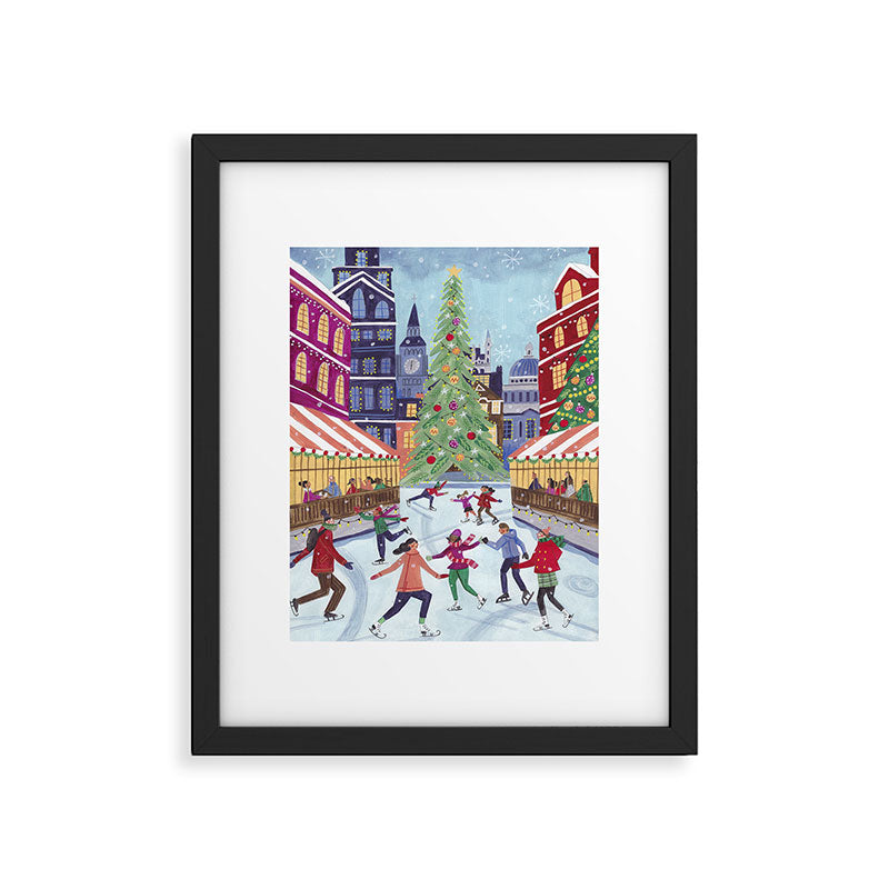 Skating in London Framed Art Print Gallery Image 5