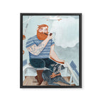 Skipper and Dog Framed Canvas Print Gallery Image 6