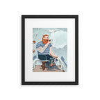 Skipper and Dog Framed Art Print Gallery Image 5