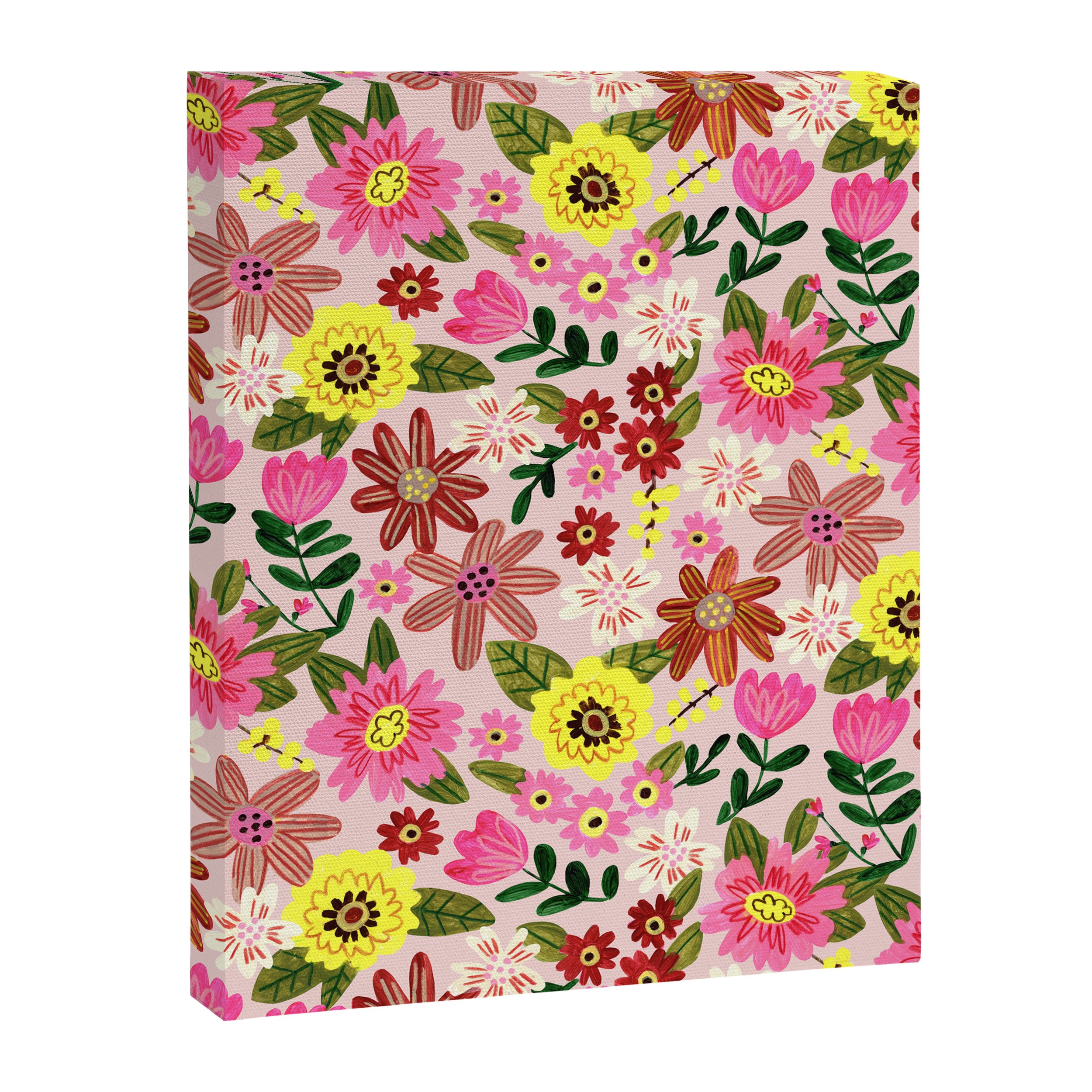 Spring flower pattern Canvas Print Gallery Image 8