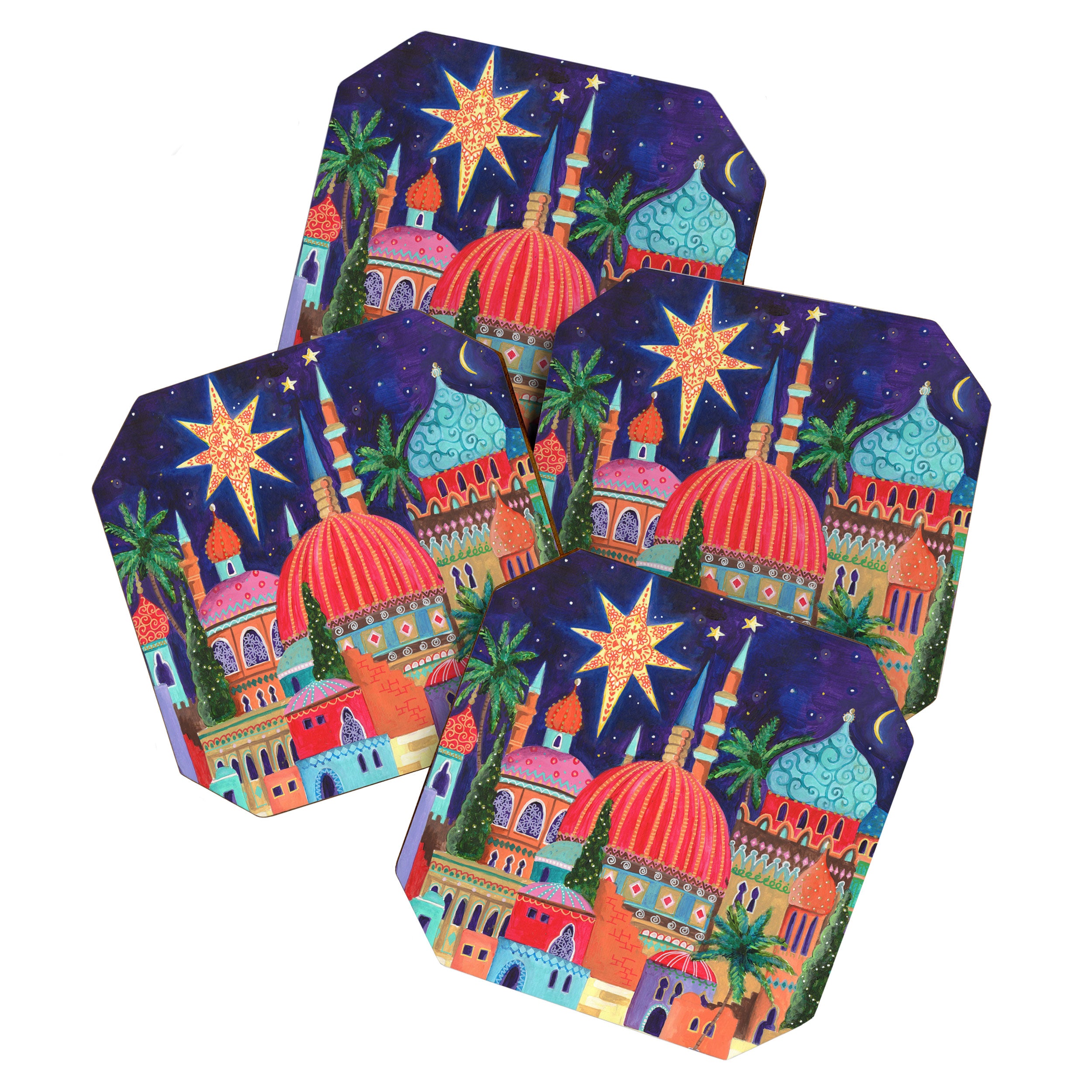 Starry night in Bethlehem Coaster Gallery Image 1