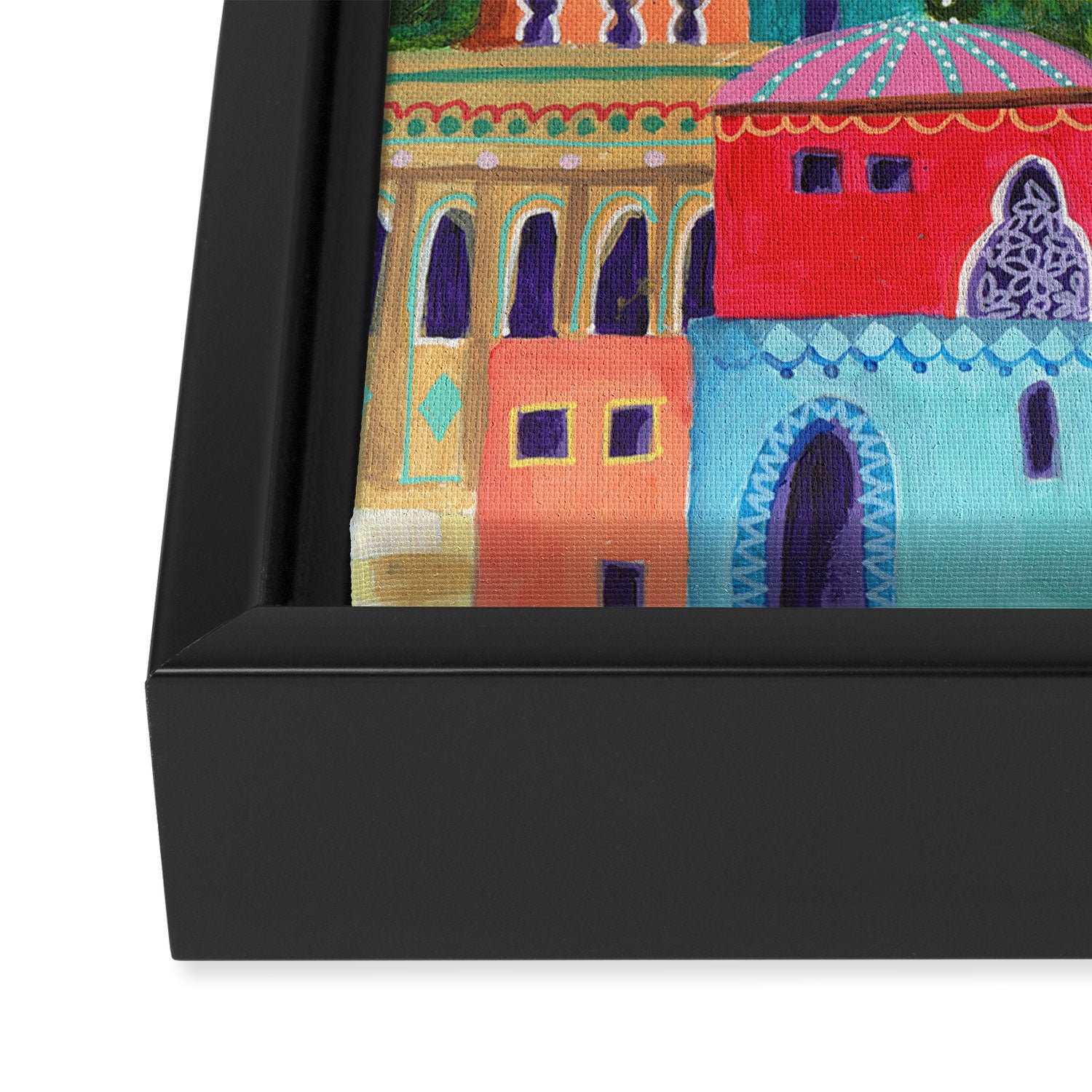 Starry night in Bethlehem Framed Canvas Print Gallery Image 3