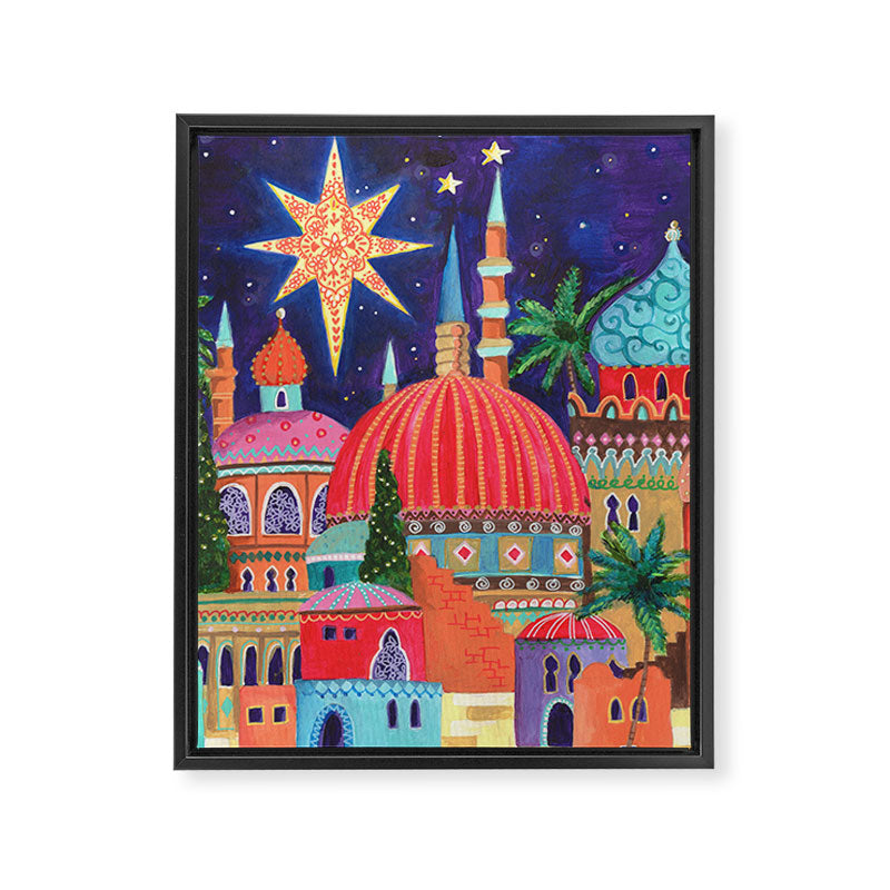 Starry night in Bethlehem Framed Canvas Print Gallery Image 8