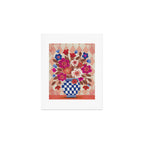Still life Vase with Bouquet Bright colours Art Print Gallery Image 1