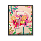Summer cocktail Framed Canvas Print Gallery Image 8