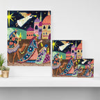 The three Wise Men in Bethlehem Canvas Print Gallery Image 3
