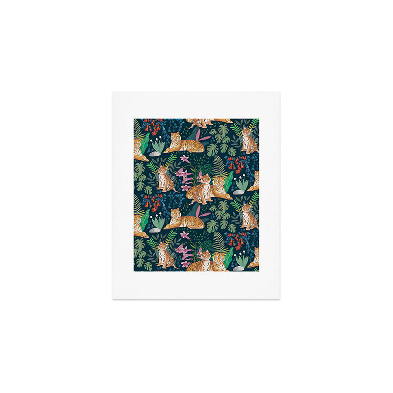 Tiger pattern Art Print Gallery Image 1