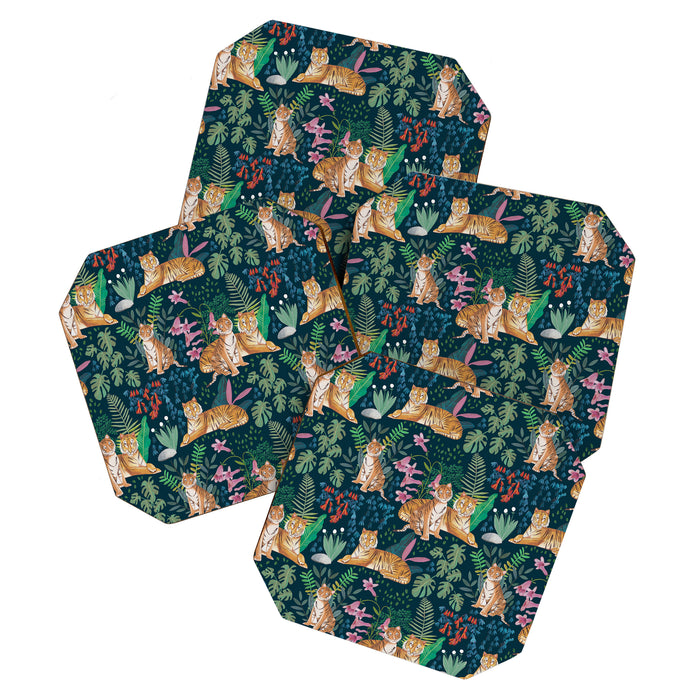 Tiger pattern Coaster Gallery Image 1
