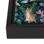 Tiger pattern Framed Canvas Print Gallery Image 3