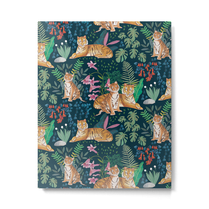 Tiger pattern Metal Print Gallery Image 1