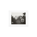 Bubble Photography, Black and White Bathroom Art, Laundry Room Photo Art Print Gallery Image 1
