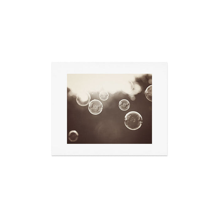 Bubbles Photography, Soap Bubble Laundry Room Art, Bathroom Photo, Brown Bath Picture Restroom Print Art Print Gallery Image 1