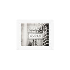 Ladies Room, Women's Restroom Sign Art, Black and White Bathroom Photo Art Print Gallery Image 1
