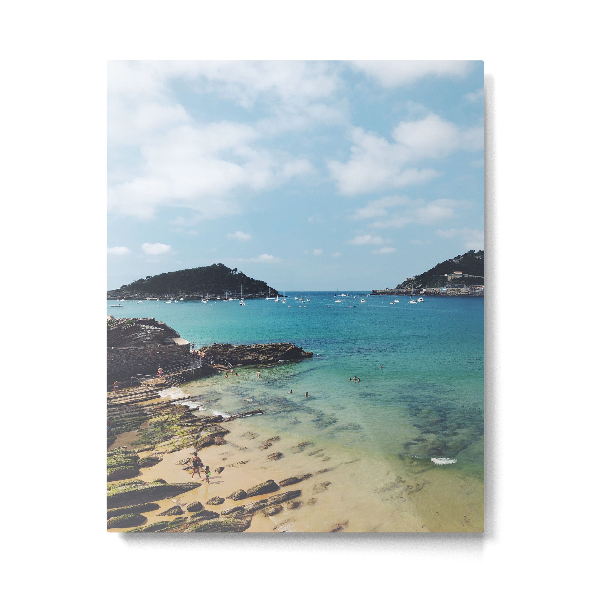Summer in Donostia San Sebastian Spain Beach Metal Print Gallery Image 4