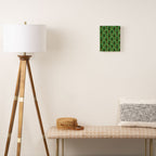 Abstract Fir Trees and Pine Cones Canvas Print Gallery Image 2
