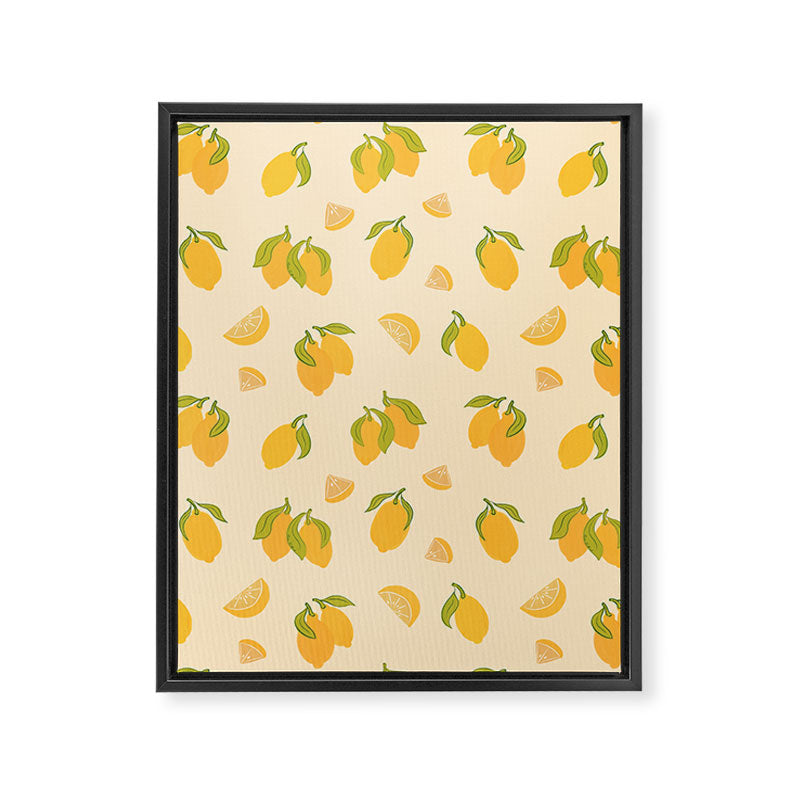 Amalfi Coast Lemons Framed Canvas Print Gallery Image 8