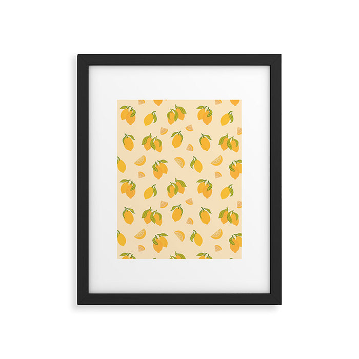 Amalfi Coast Lemons Framed Art Print Gallery Image 1