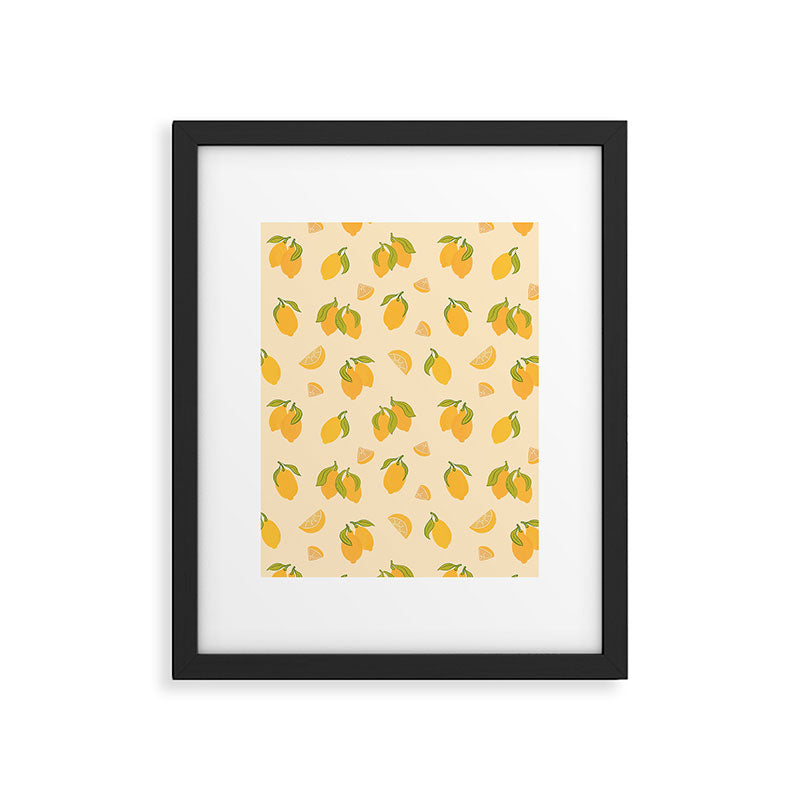 Amalfi Coast Lemons Framed Art Print Gallery Image 6