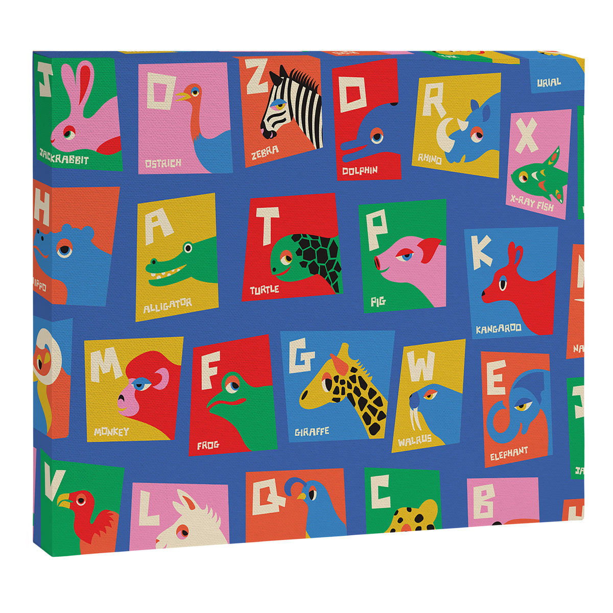 Animal Alphabet Canvas Print Gallery Image 8