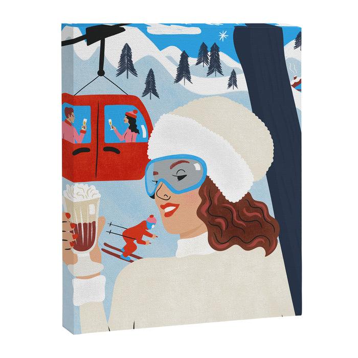 Apres Ski Canvas Print Gallery Image 1
