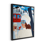 Apres Ski Framed Canvas Print Gallery Image 2