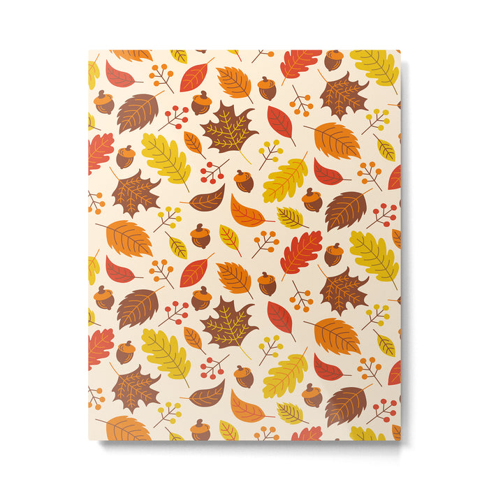 Autumn Leaves Metal Print Gallery Image 1