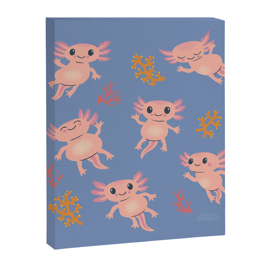 Baby Axolotl Canvas Print Gallery Image 8